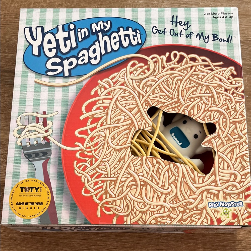 PlayMonster Yeti in My Spaghetti Game - Red and White